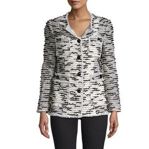 NWT Rebecca Taylor Patched Tweed Jacket - Size 8